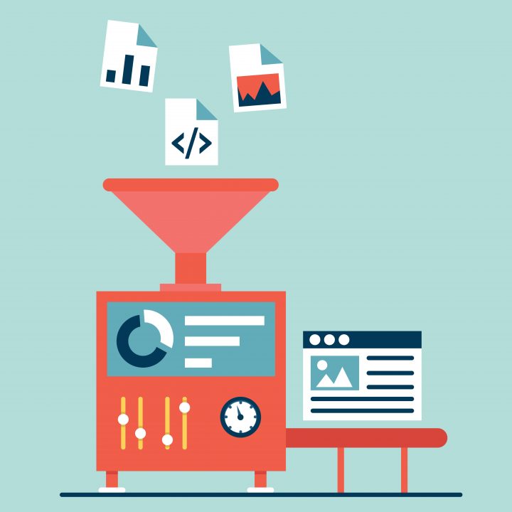 Website landing page creation