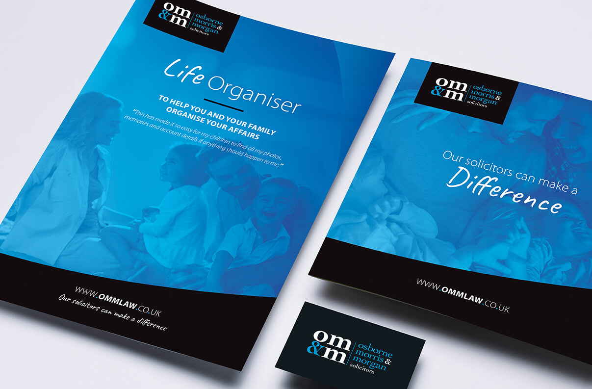 OM&M Corporate brochure design
