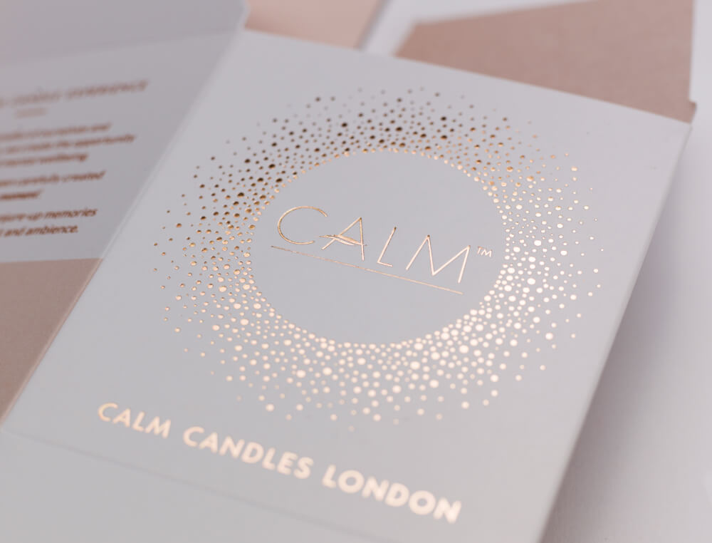 Calm Candles Print Design