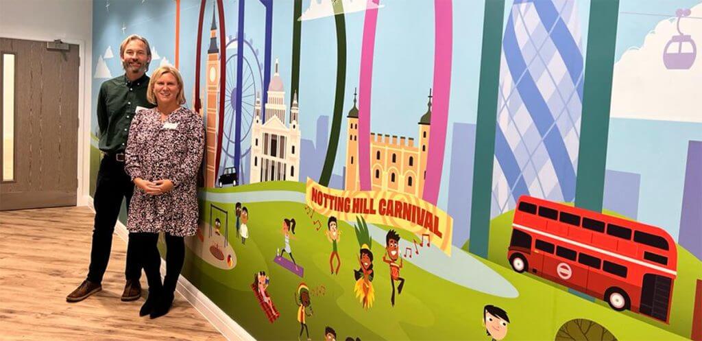 Mural Design for CAFCASS Charity HQ