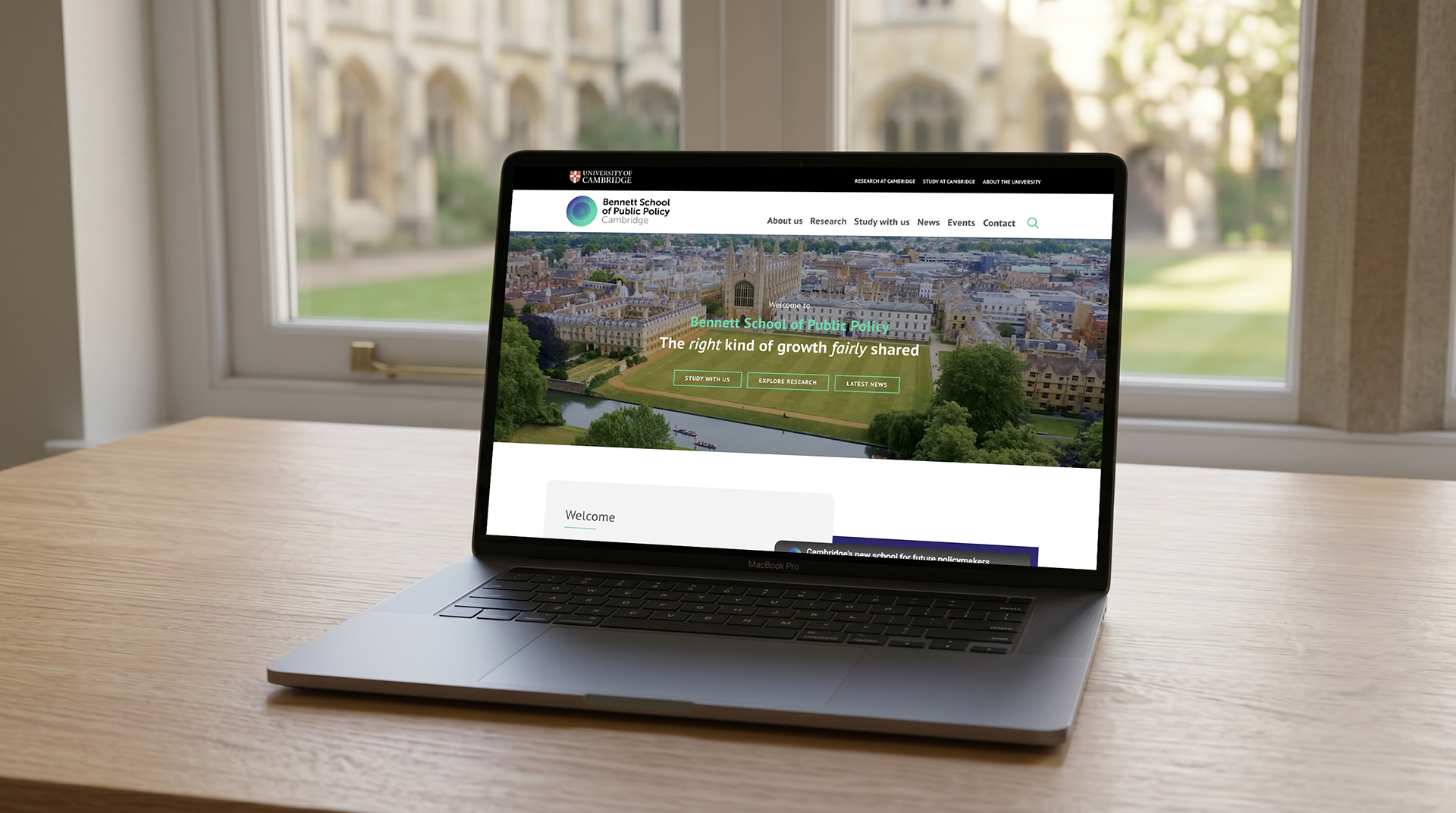 Bennett School of Public Policy Website